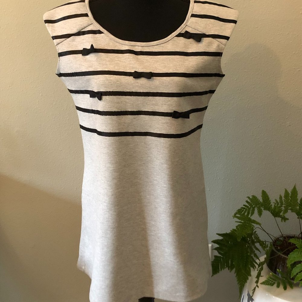 Ribbon and Bow Trim Tunic - NWOT